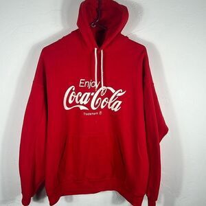 🔥True Vintage “Enjoy COCA-COLA” Hoodie Sweatshirt Sz XL - EXCELLENT Condition